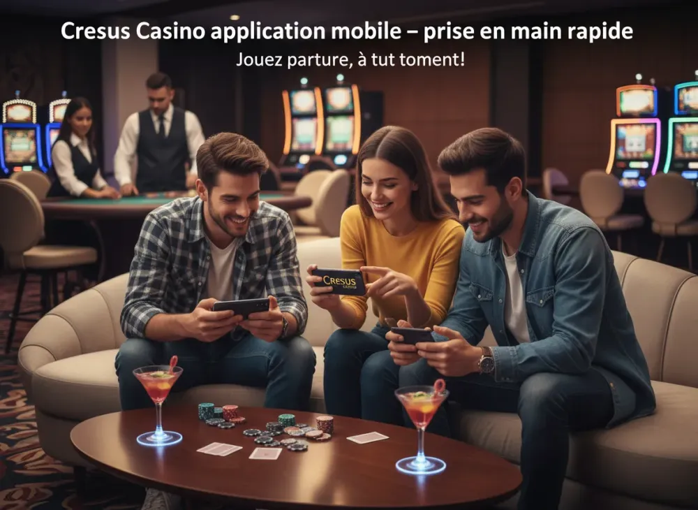Cresus Casino application mobile – prise en main rapide