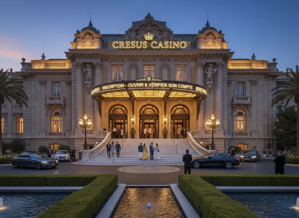 Cresus Casino inscription – ouvrir et vérifier son compte
